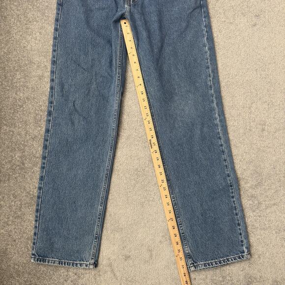 Harley-Davidson Jeans Mens 34x34 Blue Denim MotorClothes Straight Leg 5-Pocket - Picture 8 of 12